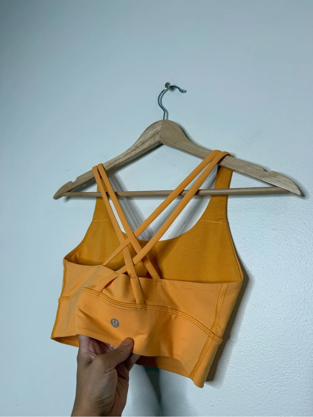 Lululemon Energy Longline Bra *Medium Support B–D Cup in Mango Dream size 6